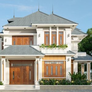 Alternative view of Cửa thép vân gỗ H8K