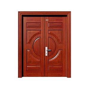 Cửa thép vân gỗ H4