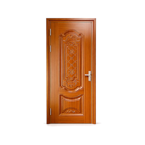 Cửa thép vân gỗ 1 cánh D1-X2