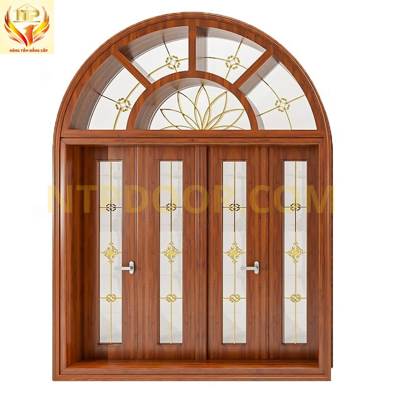 Cửa nhôm vòm 2 cánh NSV2AL - Ảnh 2