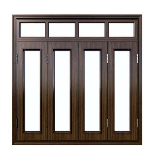 Cửa sổ thép vân gỗ CS4H0K - Ảnh 2