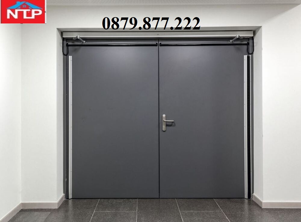 Cửa thép chống cháy 2 cánh - Ảnh 2