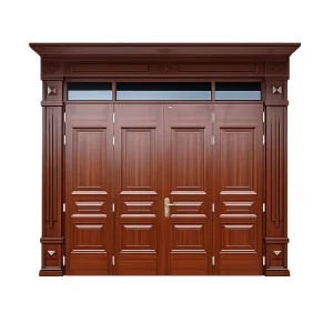 Cửa Thép Vân Gỗ 4 Cánh TP3 - Basic