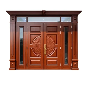 Cửa Thép Vân Gỗ TP2 - Huỳnh Trống Đồng